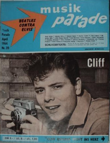 20-?? 1964- CLIFF RICHARD 2 - PAUL ANKA 2 - JOHNNY HALLYDAY 1 - EDDIE CONSTANTINE - FRANK SINATRA - PETULA CLARK 1 - SACHA DISTEL - FRNCOISE HARDY 1/4 - CATERINA VALENTE - ACKER BILK - GEORGE CHAKIRIS - GUS BACKUS - HELEN SHAPIRO 2- PETER ALEXANDER 1/4 - ESTHER OFARIM 1/3 - RITAL PAVONE 1/4 - CHUBBY CHECKER 1/4 - UDO JURGENS 1 - CONNIE FRANCIS - PAUL ANKA - MARGOT ESKENS 2 - TRINI LOPEZ 1.