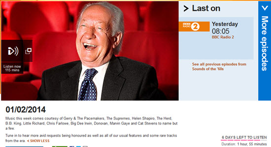 Brian Matthew Radio 2