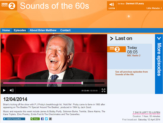 Brian Matthew Radio 2