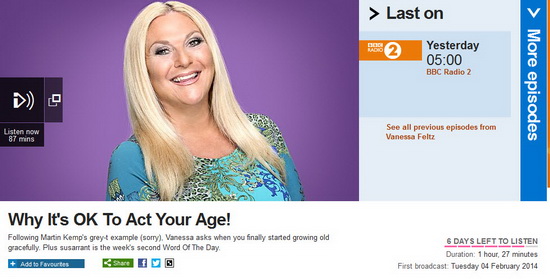Vanessa Feltz Radio 2
